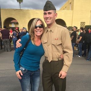 My hero , my son a Marine!!